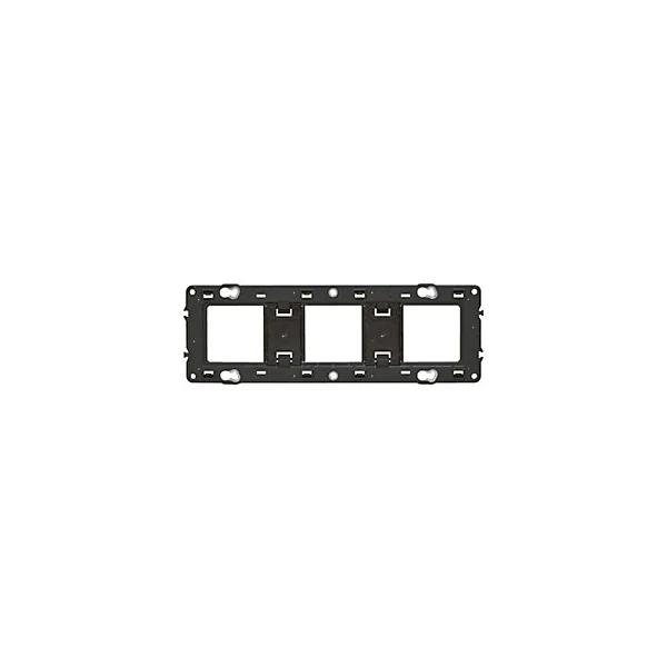 Support pour fixation à vis Legrand Mosaïc horizontal Céliane 3x2 modules