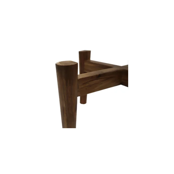 Support pour pot de fleurs en bois d'acacia Ø.21 x H.16 cm Verve