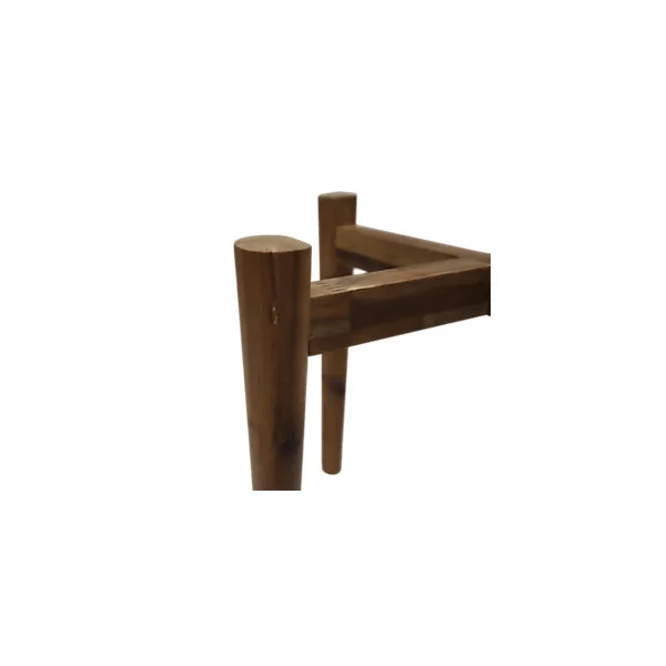Support pour pot de fleurs en bois d'acacia Ø.26 x H.30 cm Verve