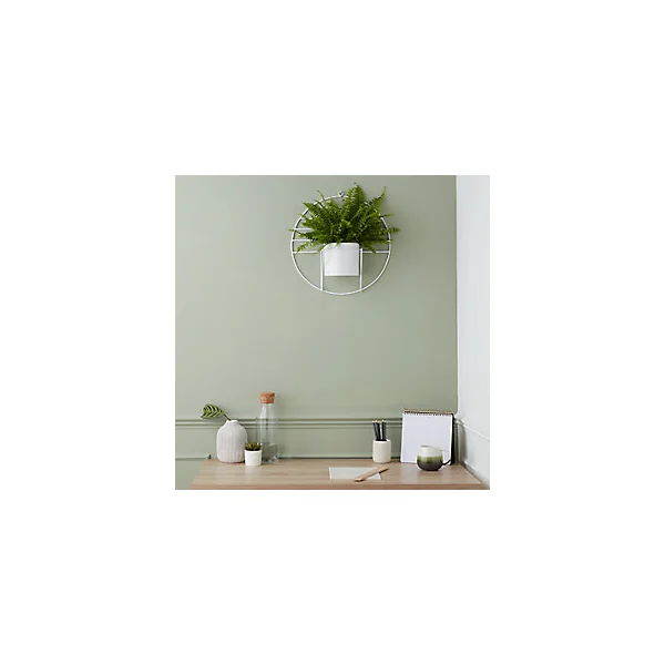 Support pour pot GoodHome blanc Ø40 cm