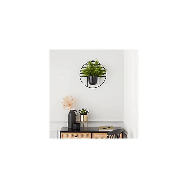 Support pour pot GoodHome noir Ø40 cm