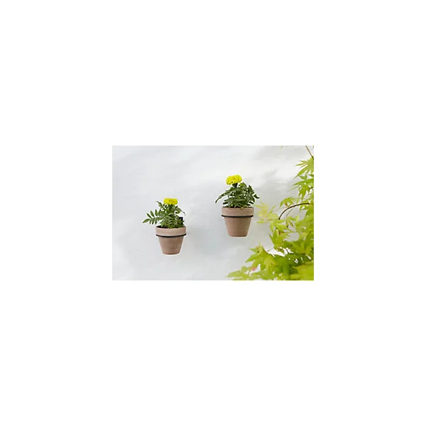 Support pour pot intérieur et extérieur Verve métal noir x2
