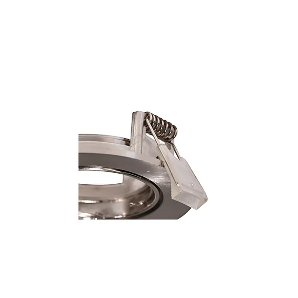 Support rond pour spot encastrable Ares IP20 ⌀8,5xH.2,8cm métal chrome GoodHome