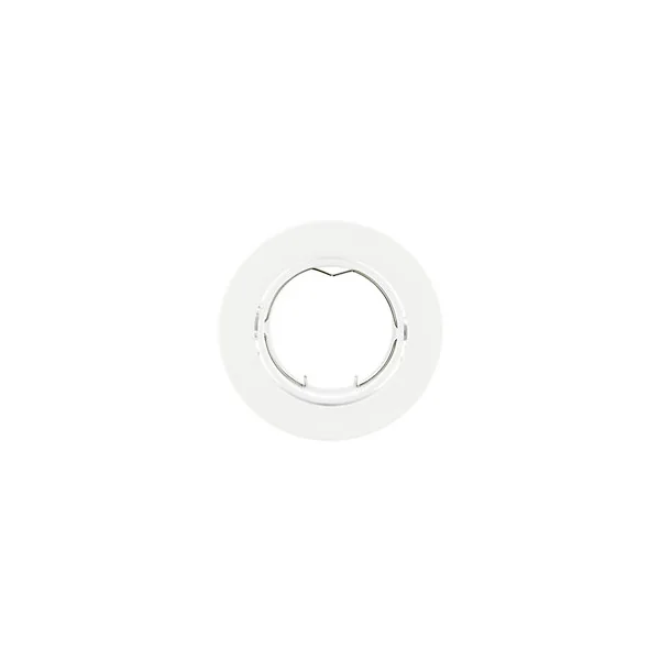 Support rond pour spot encastrable LED Colours Ares métal blanc Ø8,5 cm