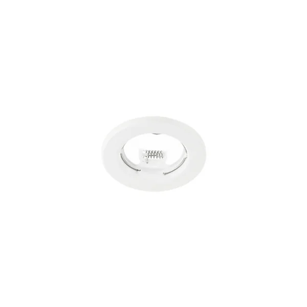 Support rond pour spot encastrable LED Colours métal blanc Ø8,3 cm