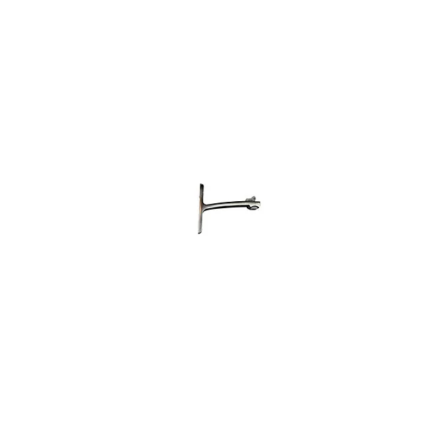 Support simple pour rail à rideau GoodHome 10 cm Athens gris