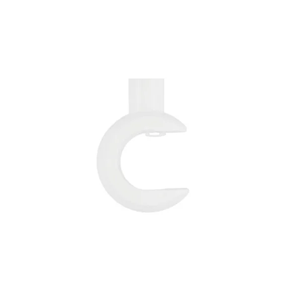 Support tringle à rideau court à percer Volos bois de hêtre blanc Ø28mm GoodHome