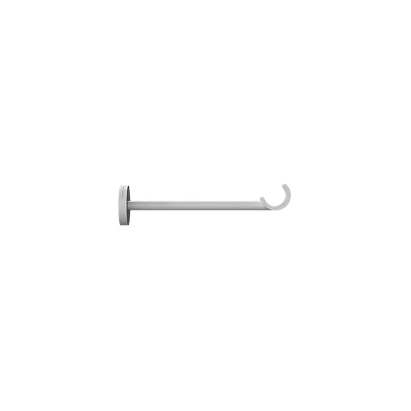 Support tringle à rideau long à percer Anafi métal blanc Ø19/28mm GoodHome