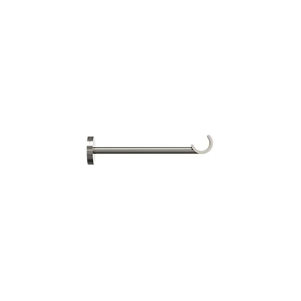Support tringle à rideau long à percer Athens métal gris chromé Ø19mm GoodHome