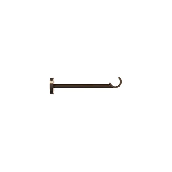 Support tringle à rideau long à percer Kozani métal marron Ø19mm GoodHome