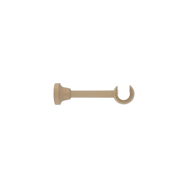 Support tringle à rideau long à percer Symi bois de frêne beige Ø28mm GoodHome