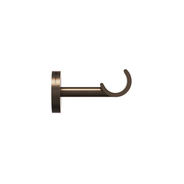 Support tringle à rideau à percer Kozani métal marron Ø19mm GoodHome
