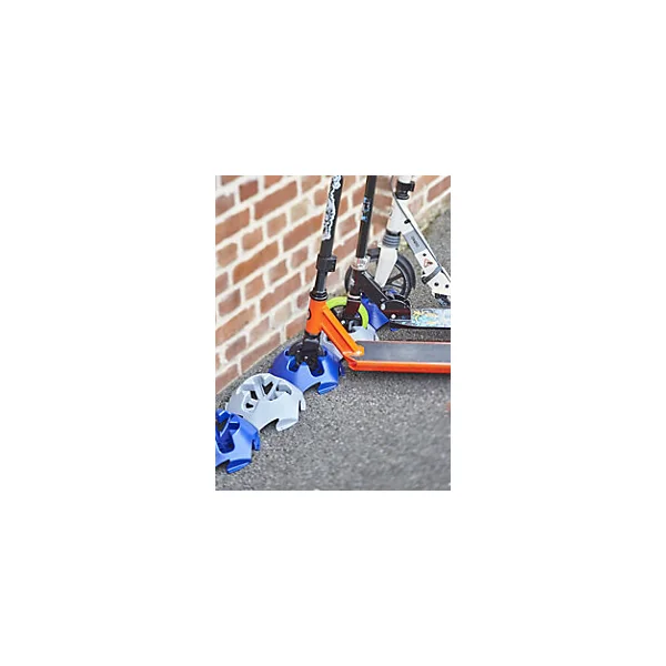 Support trottinette au sol Mottez L. 21 cm gris