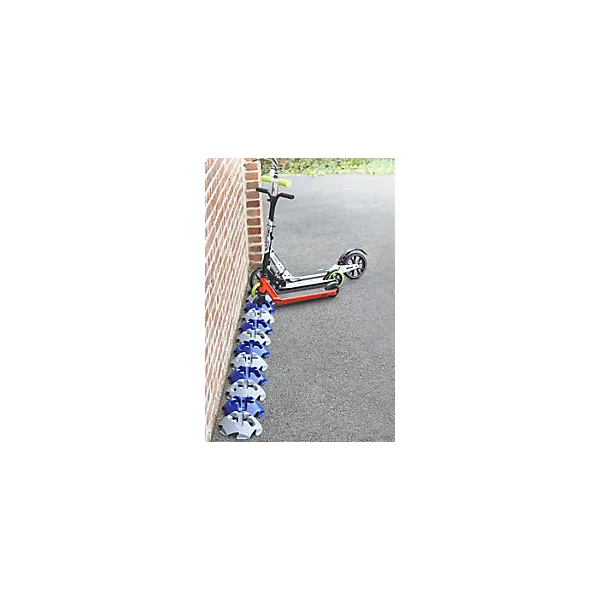 Support trottinette au sol Mottez L. 21 cm gris