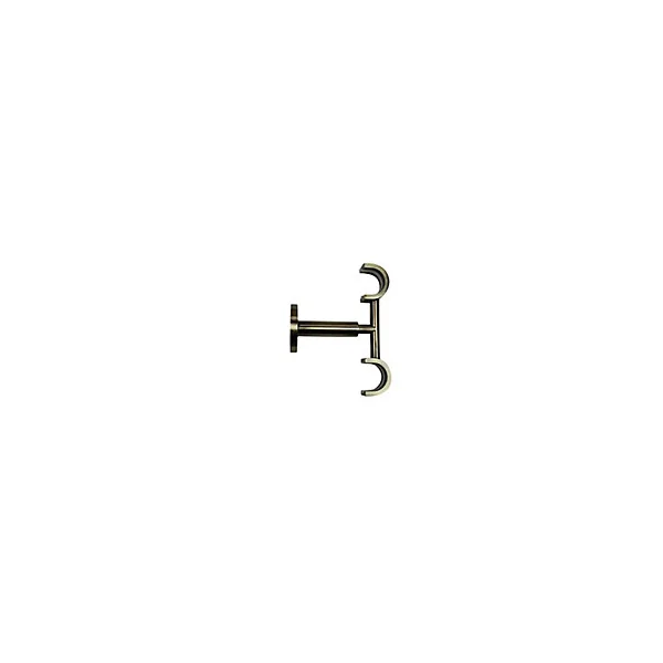 Support universel double plafond pour barre à rideau GoodHome Antiki doré