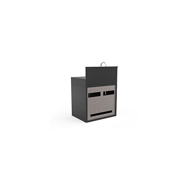 Support évier en acier noir pour cuisine extérieure Forge Adour