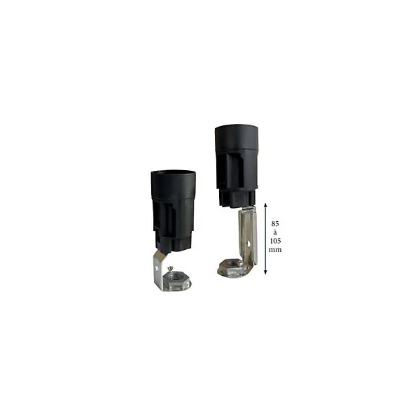 Supports bougies E14 2A 250V 60W femelle pas 10x1 H.65mm