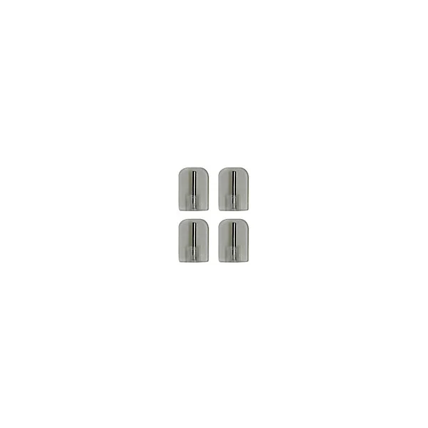 Supports pour barre de vitrage x4 Blanc mat