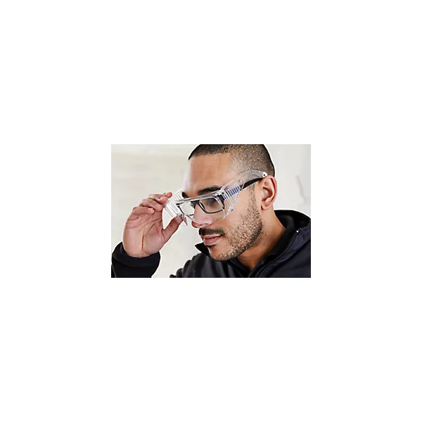 Surlunettes de protection avec verre panoramique en polycarbonate