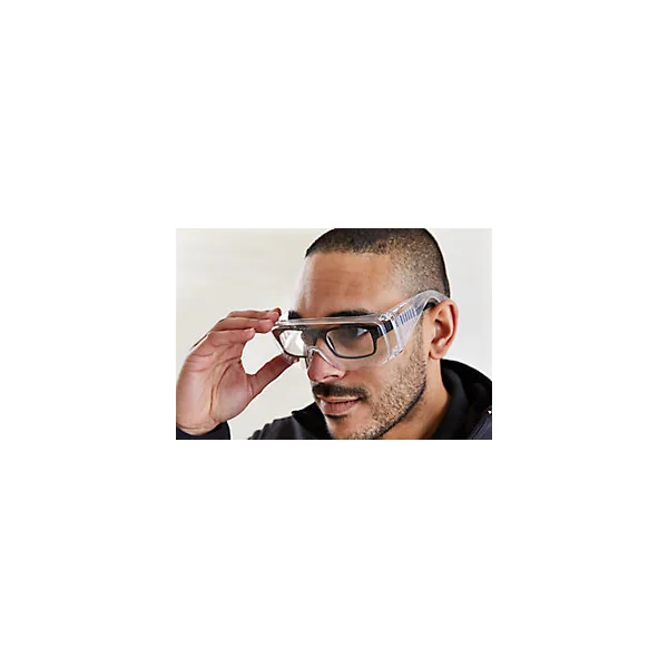 Surlunettes de protection avec verre panoramique en polycarbonate