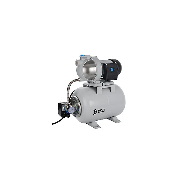 Surpresseur Mac Allister 1100 W débit 4600 l/h avec réservoir 24 litres