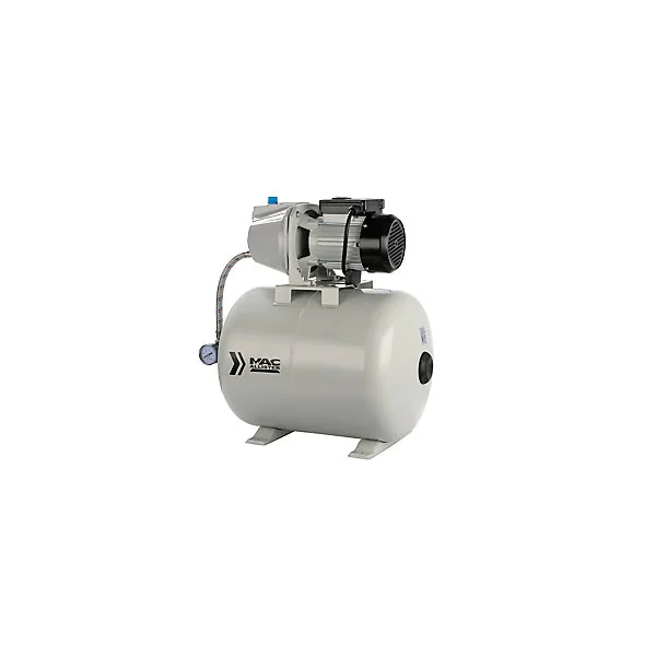 Surpresseur Mac Allister 1100 W débit 4600 l/h avec réservoir 50 litres