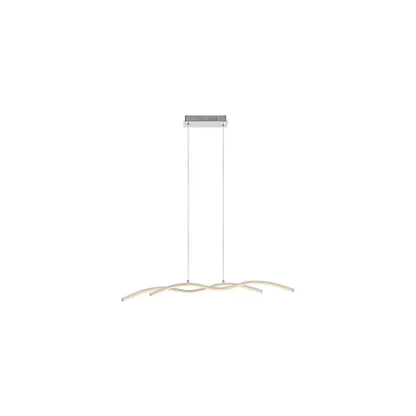 Suspension Alani LED intégrée argent