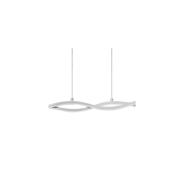 Suspension Alani LED intégrée argent