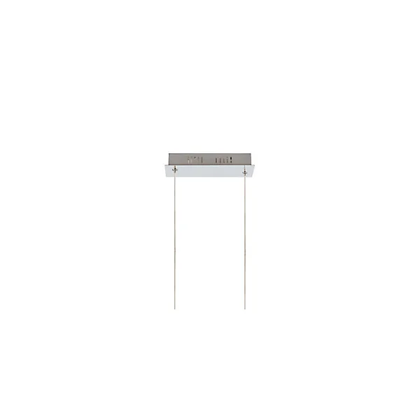 Suspension Alani LED intégrée argent