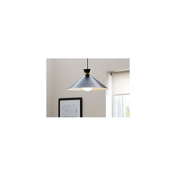Suspension Apennin 35cm E27 IP20 noir