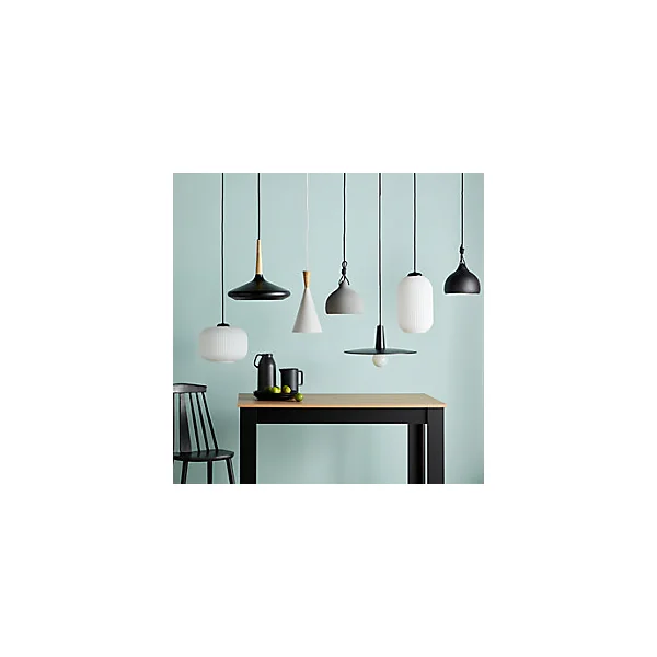 Suspension Arraqis E27 IP20 blanc 19cm