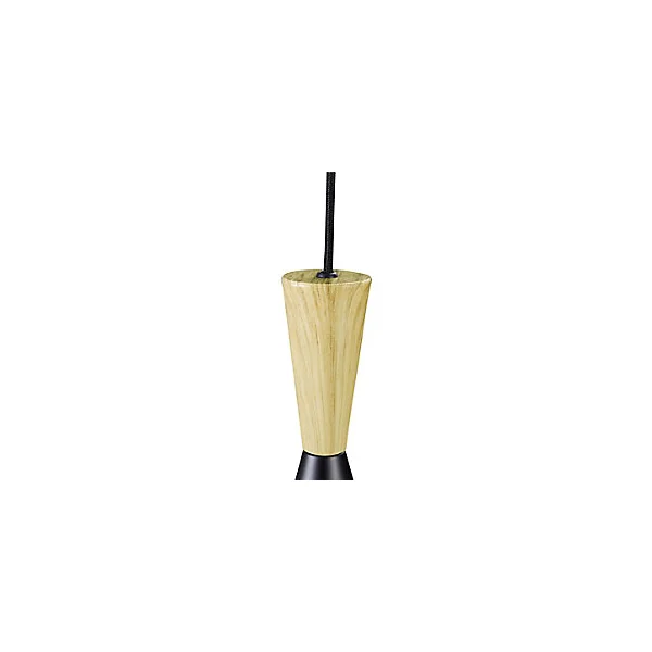 Suspension Arraqis E27 IP20 noir 19cm