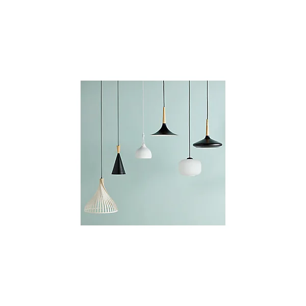 Suspension Arraqis E27 IP20 noir 38cm