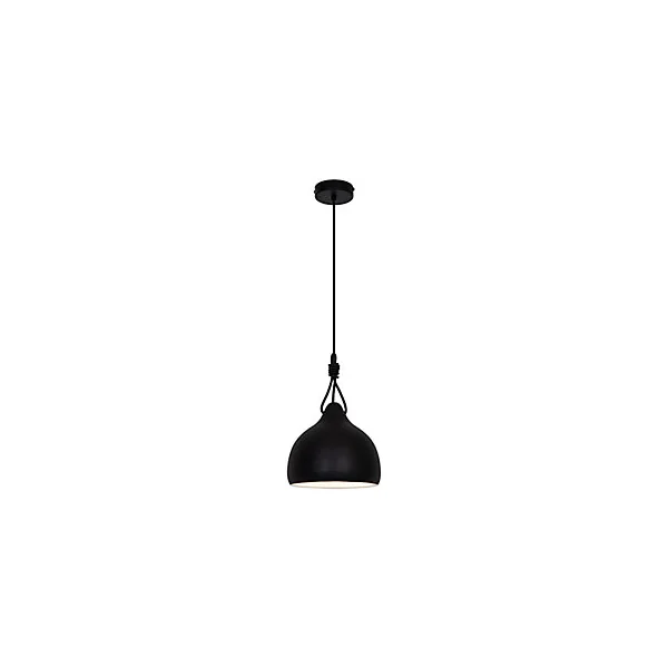Suspension Aulavik GoodHome E27 noir