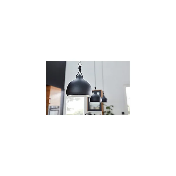 Suspension Aulavik GoodHome E27 noir