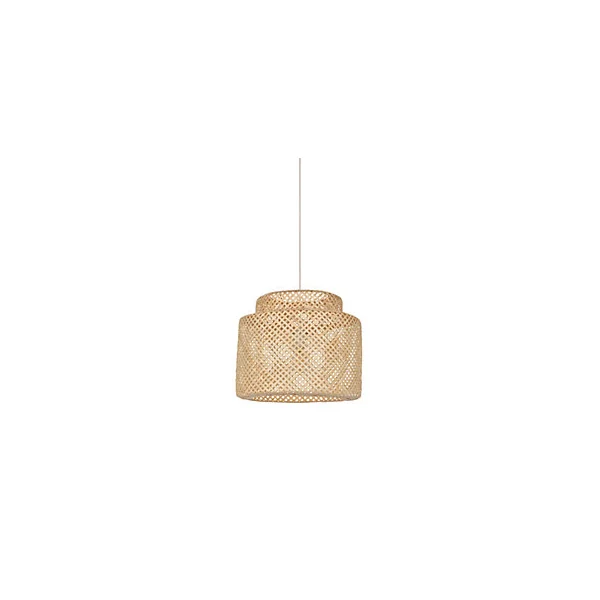 Suspension bambou Makassar Corep E27 IP20 15W coloris naturel ø38 x H.32 cm