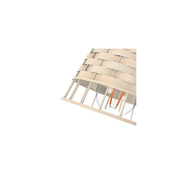 Suspension Bambou Umston Dunalux IP20 E27 40W Ø25 x H.110cm