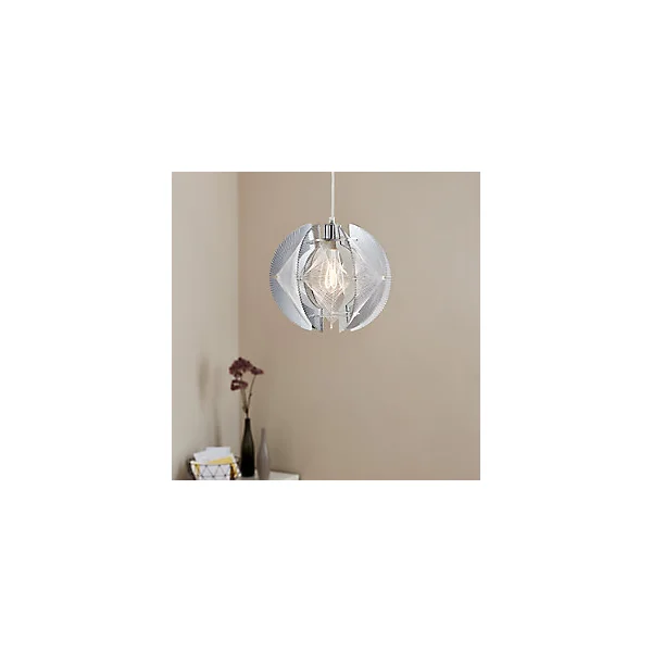 Suspension Bastberg GoodHome E27 argent
