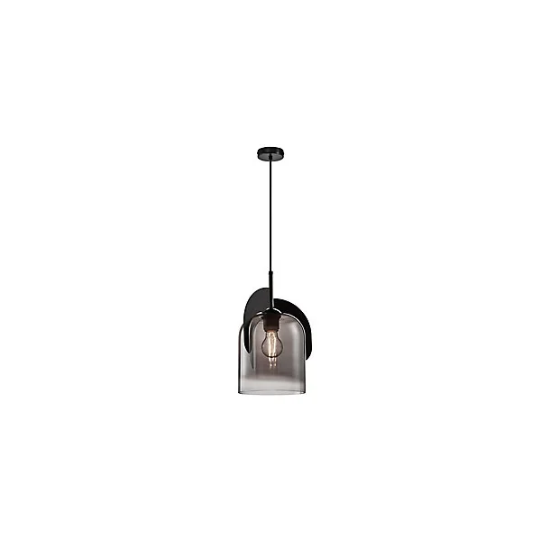 Suspension Boshi réglable E27 IP20 40W Ø19cm Nordlux noir