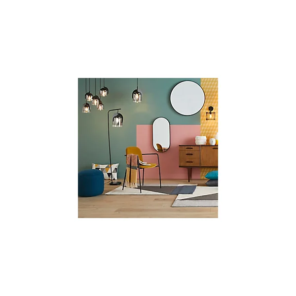 Suspension Boshi réglable E27 IP20 40W Ø19cm Nordlux noir
