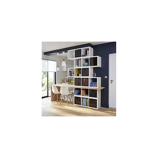 Suspension Cadre & Light Karma blanc l.20 x H.32 cm