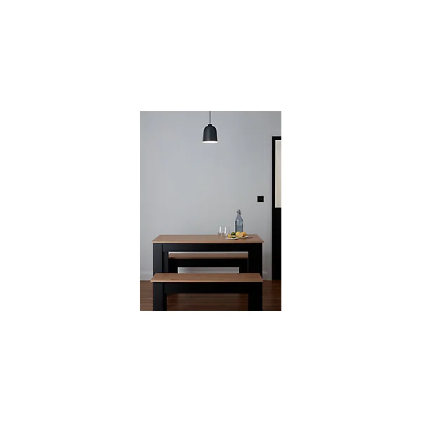 Suspension Calume GoodHome 18cm IP20 E27 noir