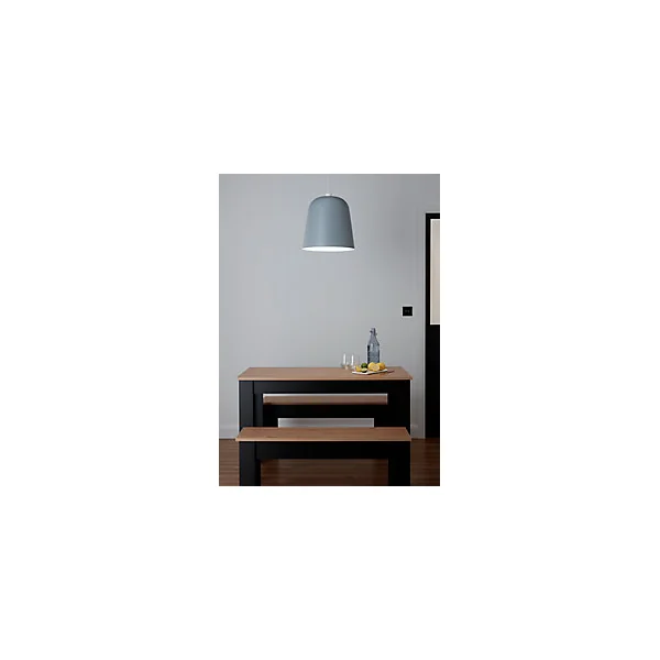 Suspension Calume GoodHome gris clair 38cm IP20 E27
