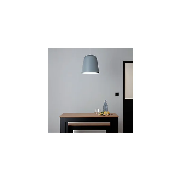 Suspension Calume GoodHome gris clair 38cm IP20 E27