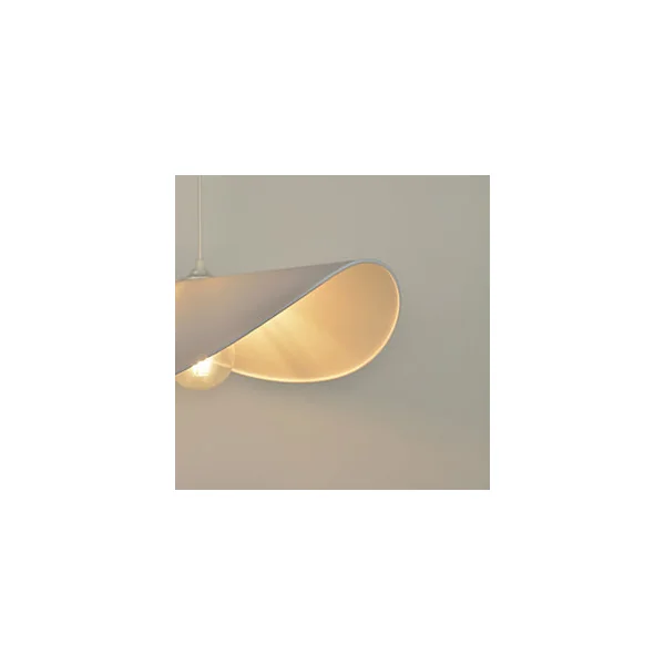 Suspension Capeline côton blanc E27 IP20 15W Ø58 x H.96 cm Corep