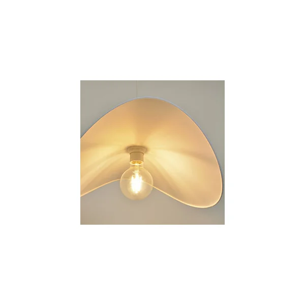 Suspension Capeline côton blanc E27 IP20 15W Ø58 x H.96 cm Corep