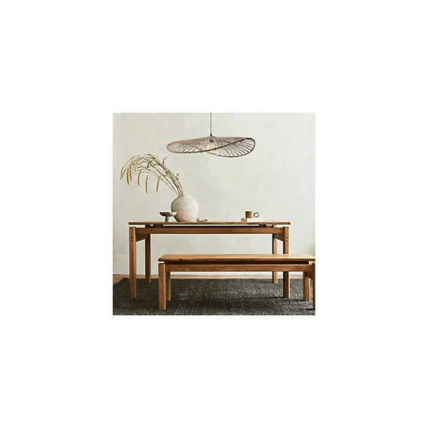 Suspension capeline en jacinthe d'eau Alana coloris beige E27 ⌀78 X H.74 cm Lussiol
