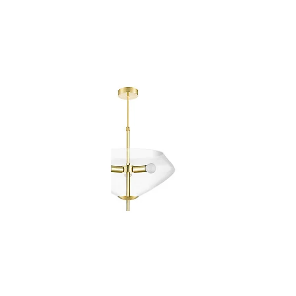 Suspension Capolin 3 ampoules E14 IP20 métal doré