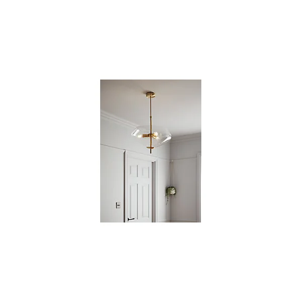 Suspension Capolin 3 ampoules E14 IP20 métal doré