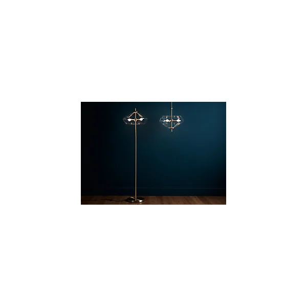 Suspension Capolin 3 ampoules E14 IP20 métal doré